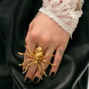 Zara Bejeweled Spider Ring